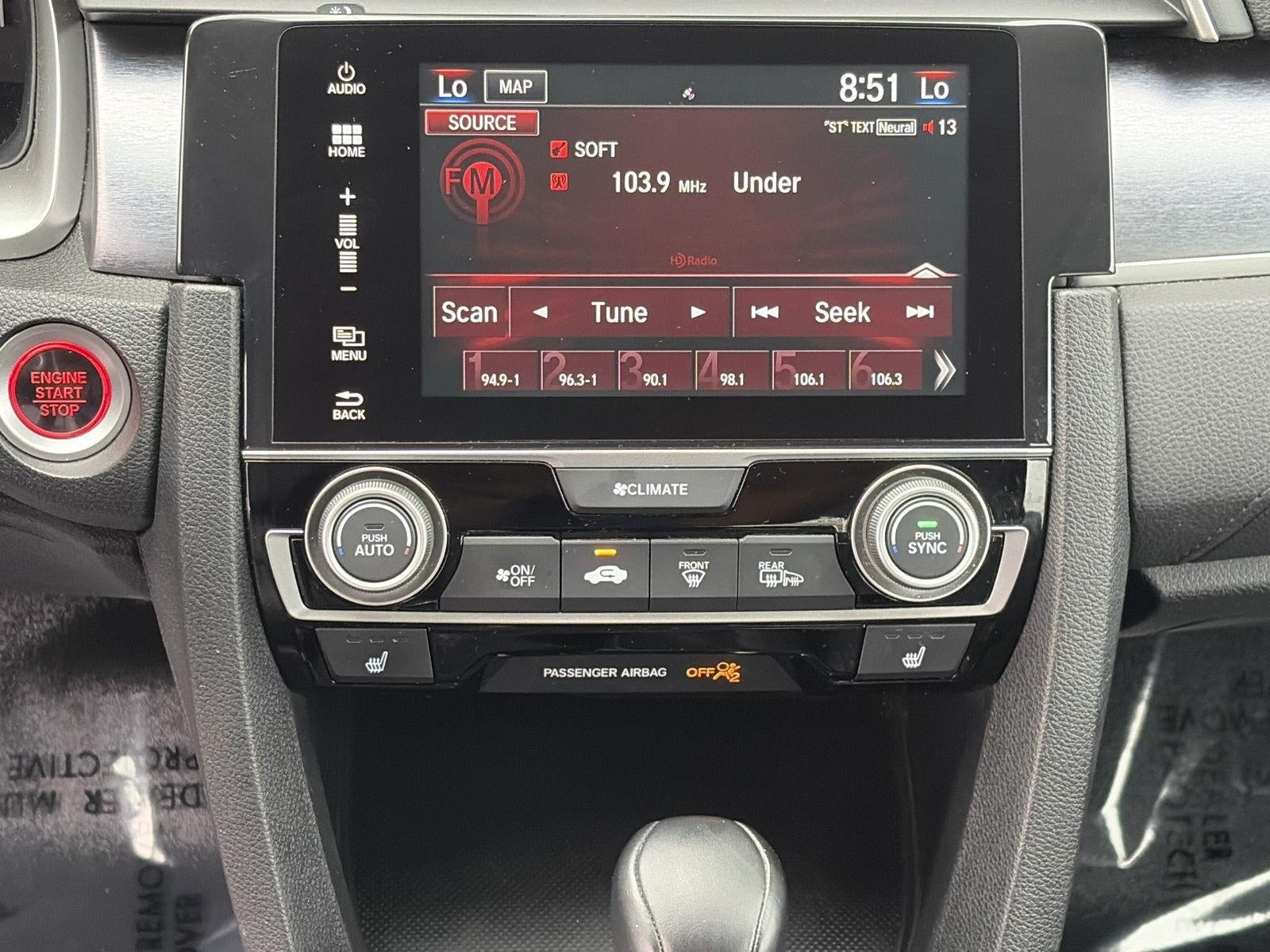 2017 Honda Civic Sedan Touring CVT