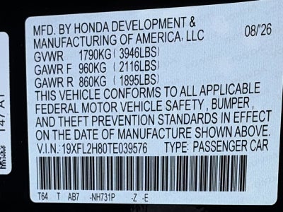 2026 Honda Civic Hatchback Sport CVT