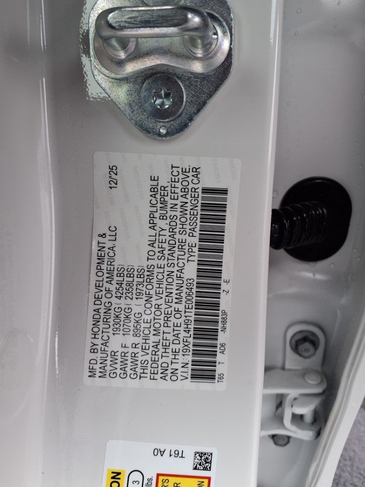 2026 Honda Civic Hatchback Hybrid Sport Touring CVT