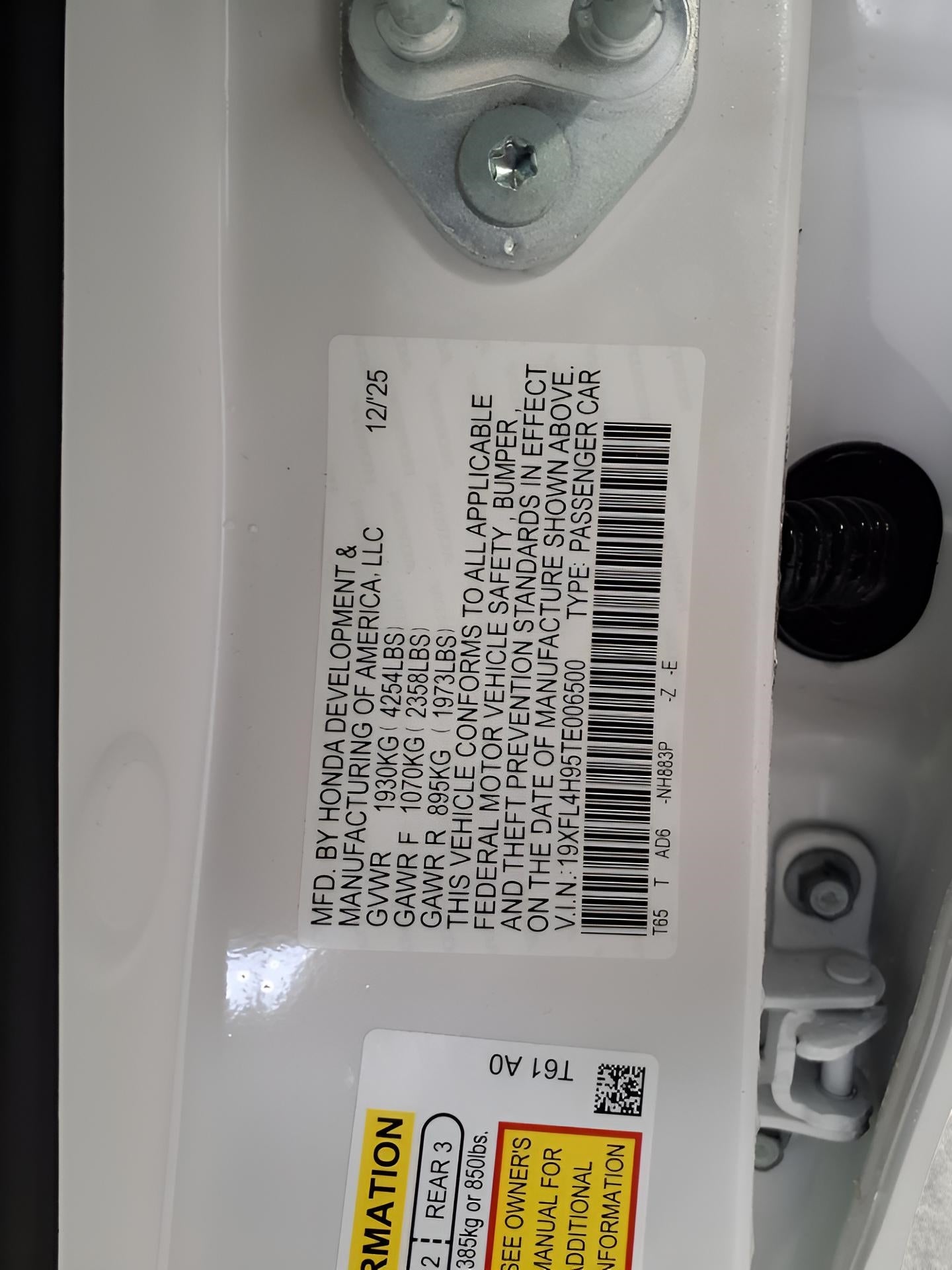 2026 Honda Civic Hatchback Hybrid Sport Touring CVT