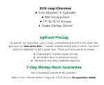 2016 Jeep Cherokee 4WD 4dr Limited