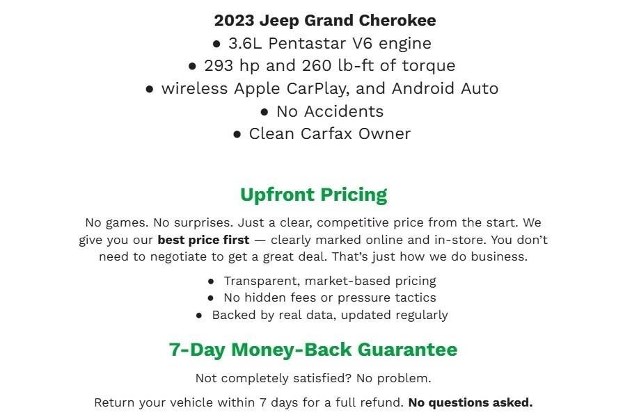 2023 Jeep Grand Cherokee L Altitude X 4x4