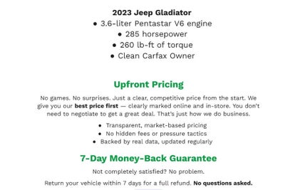 2023 Jeep Gladiator Mojave 4x4