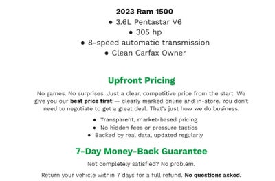 2023 RAM 1500 CREW CAB