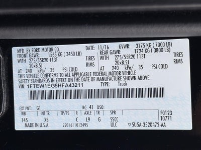 2017 Ford F-150 XLT