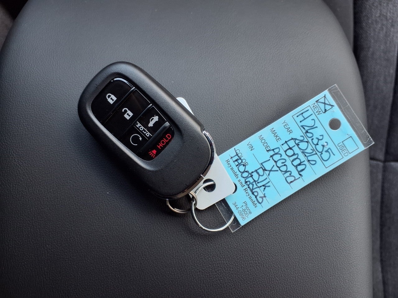 2026 Honda Accord Sedan LX CVT