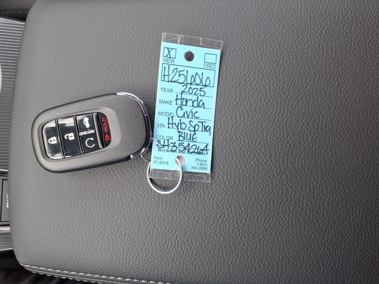 2025 Honda Civic Sedan Hybrid Sport CVT