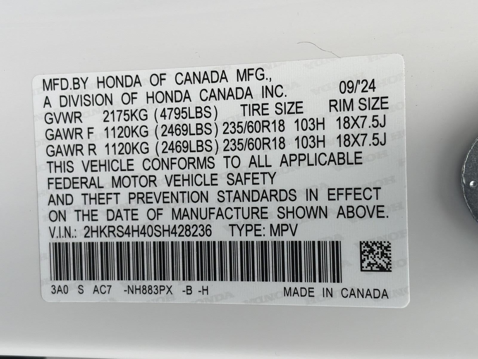 2025 Honda CR-V EX AWD