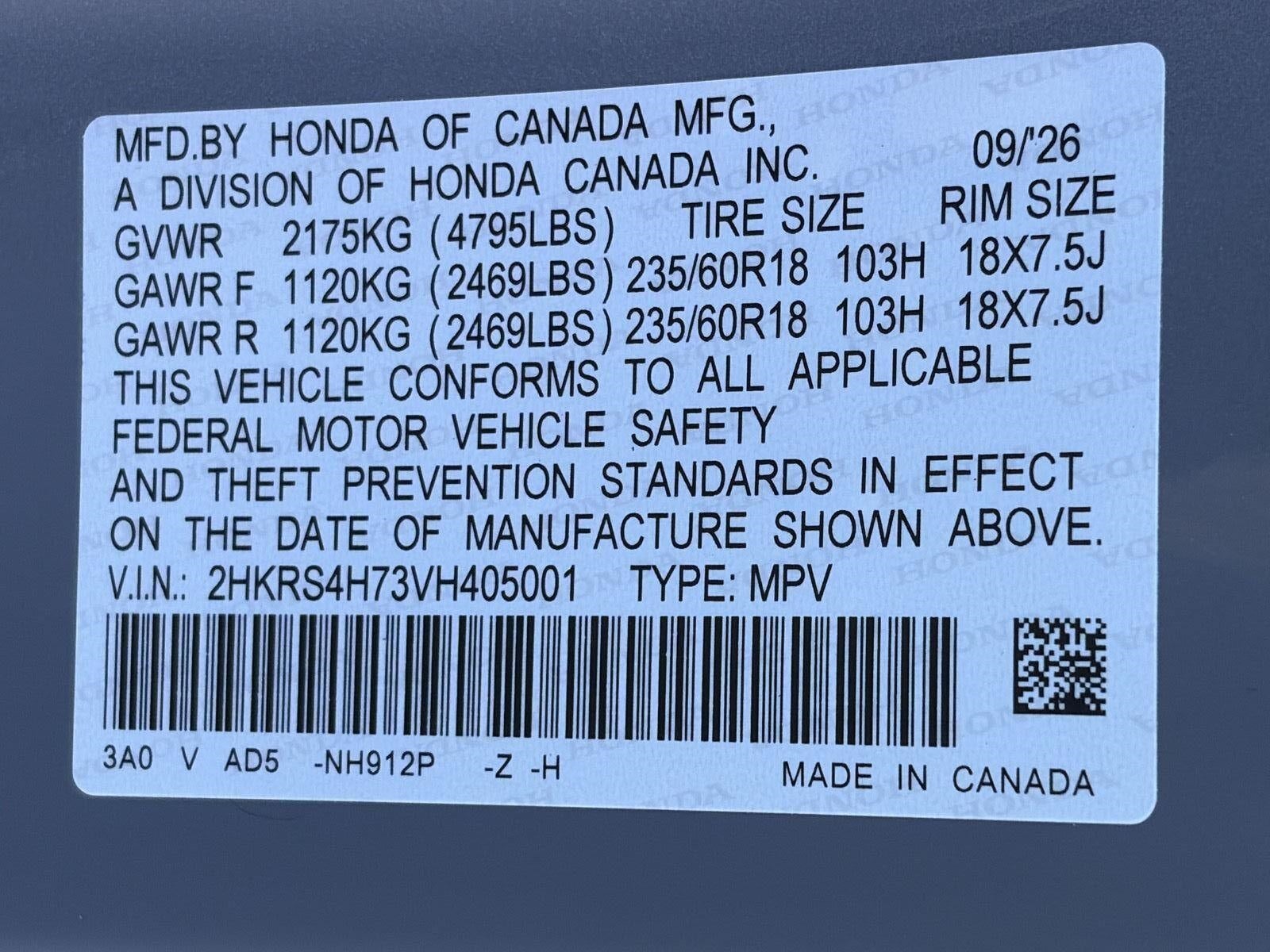 2027 Honda CR-V EX-L AWD