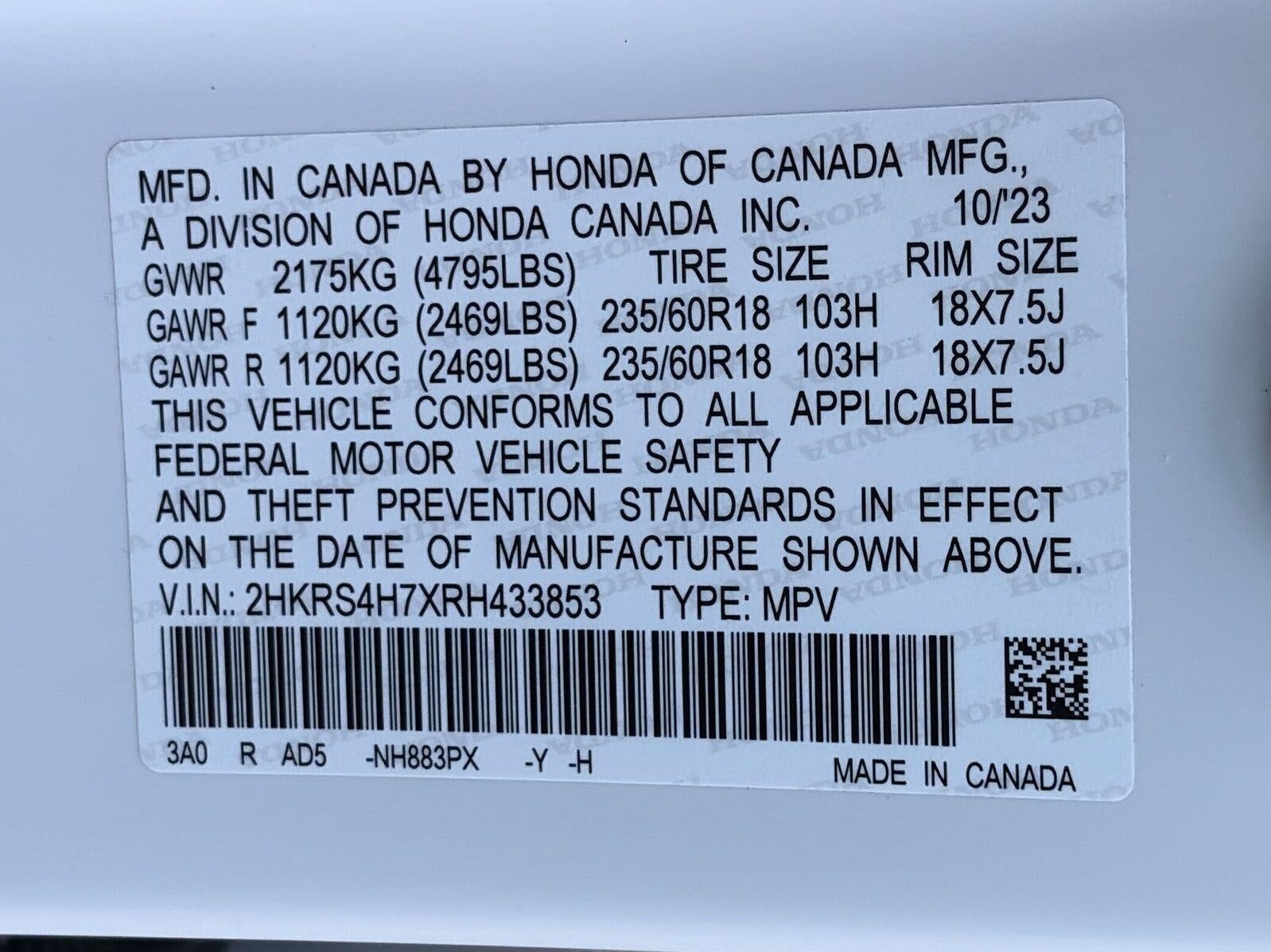 2024 Honda CR-V EX-L AWD
