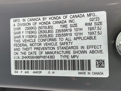 2023 Honda CR-V Hybrid Sport Touring AWD