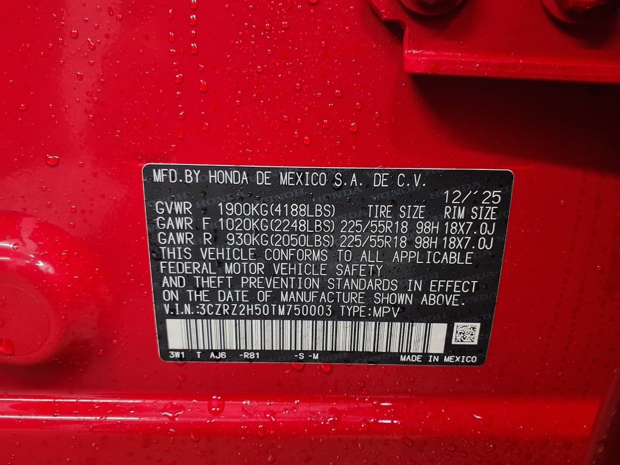 2026 Honda HR-V Sport AWD CVT