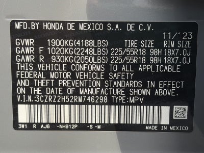 2024 Honda HR-V Sport AWD CVT