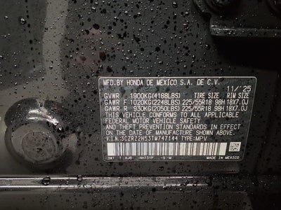 2026 Honda HR-V Sport AWD CVT