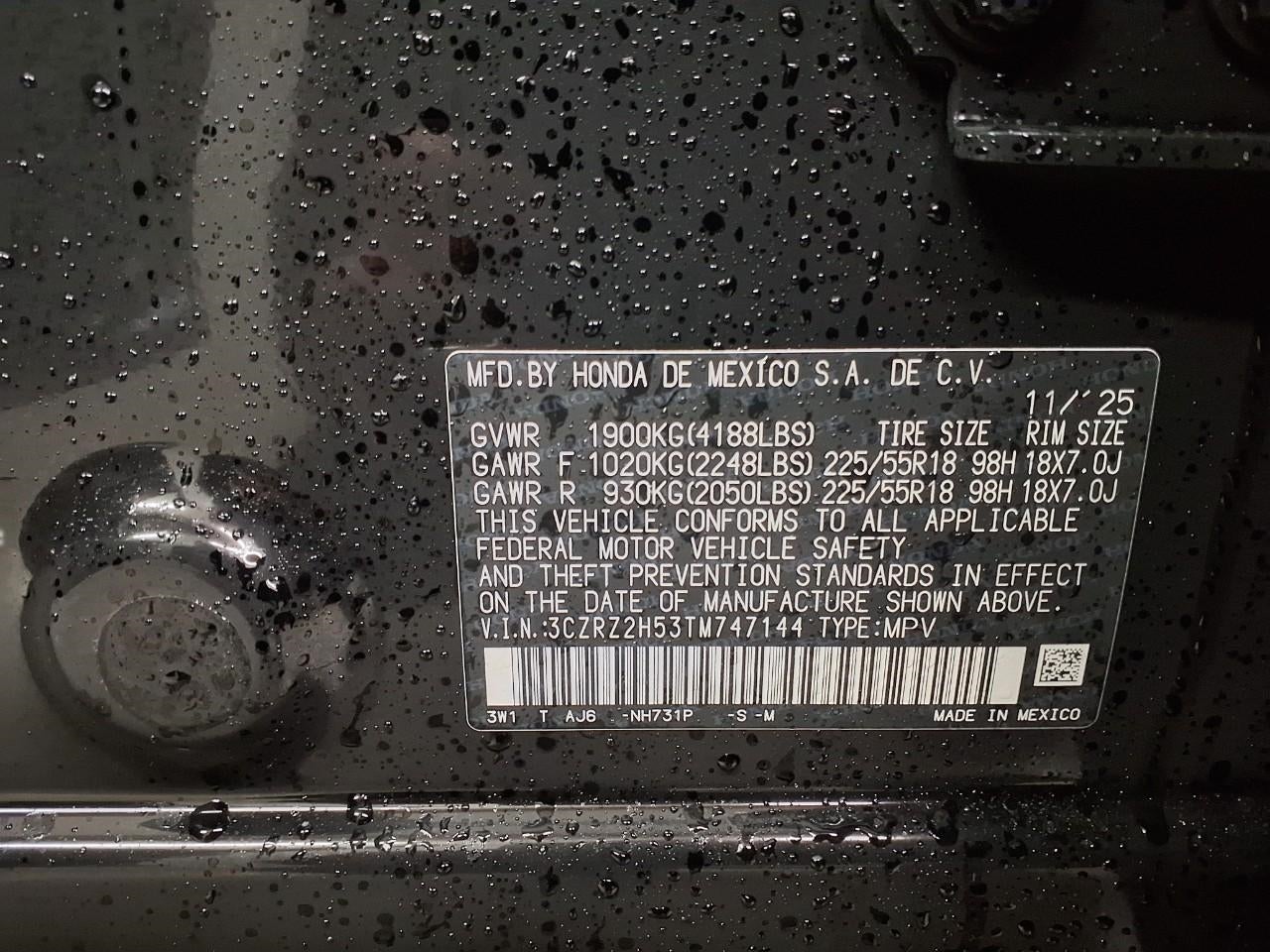 2026 Honda HR-V Sport AWD CVT