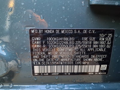 2026 Honda HR-V Sport AWD CVT