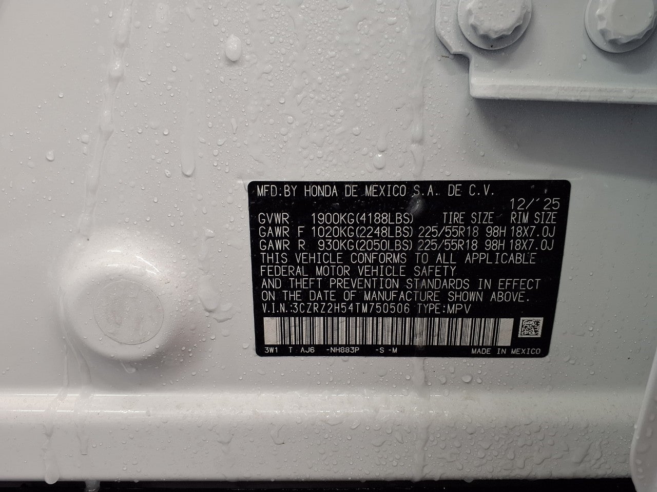 2026 Honda HR-V Sport AWD CVT