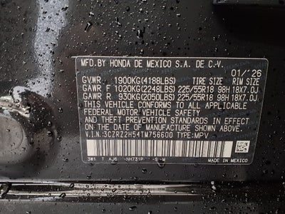 2026 Honda HR-V Sport AWD CVT