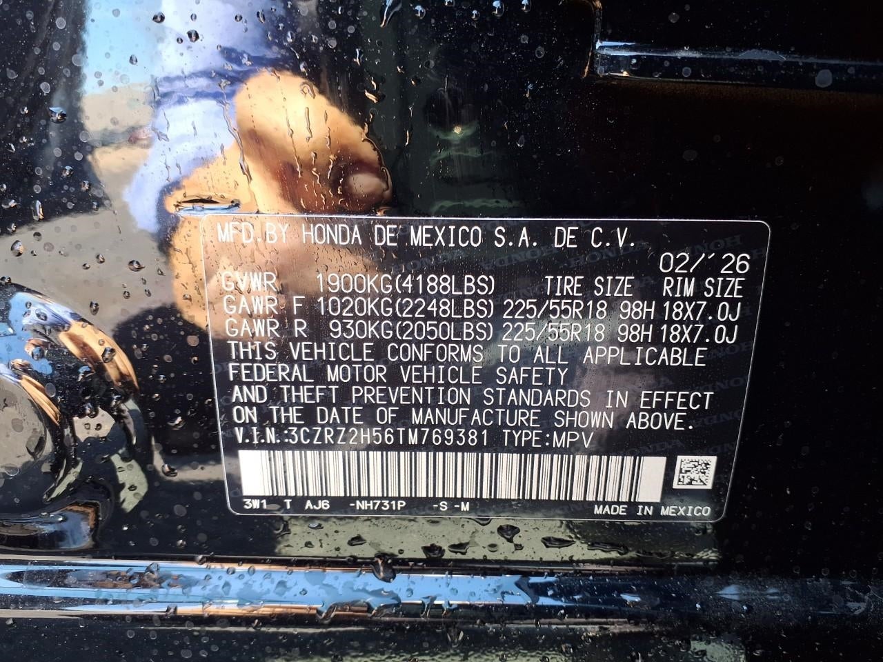 2026 Honda HR-V Sport AWD CVT