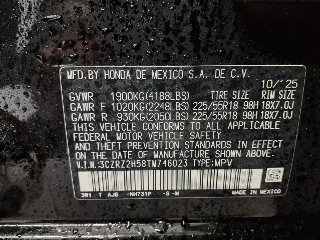 2026 Honda HR-V Sport AWD CVT