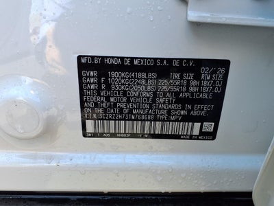 2026 Honda HR-V EX-L AWD CVT