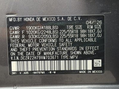 2027 Honda HR-V EX-L AWD CVT