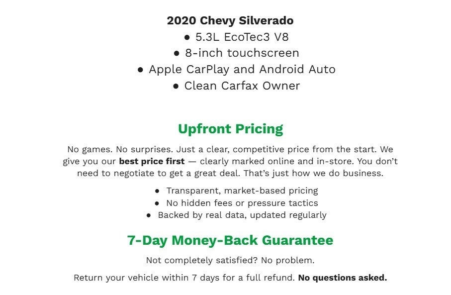 2020 Chevrolet Silverado 1500 4WD Crew Cab 147 RST