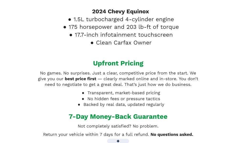 2024 Chevrolet Equinox AWD 4dr LT w/1LT