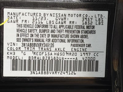 2024 Nissan Sentra S CVT