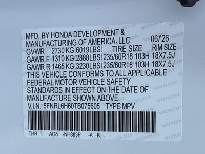 2026 Honda Odyssey EX-L Auto