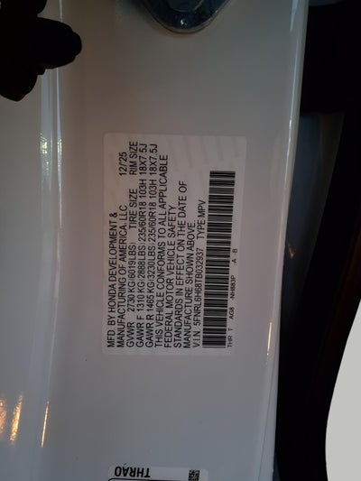 2026 Honda Odyssey EX-L Auto