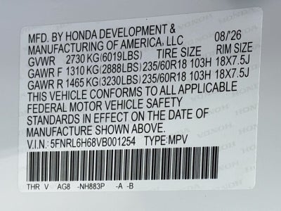 2027 Honda Odyssey EX-L Auto
