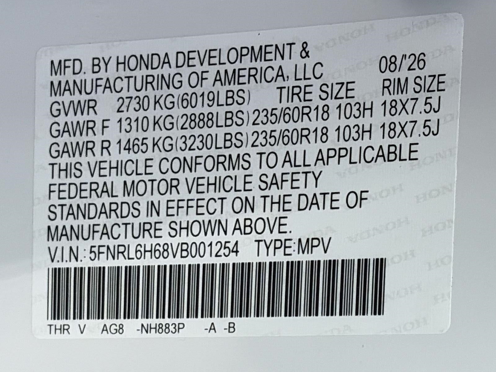 2027 Honda Odyssey EX-L Auto