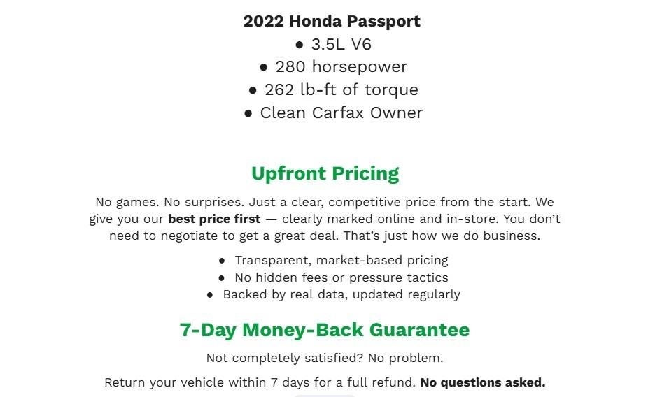 2022 Honda Passport TrailSport AWD