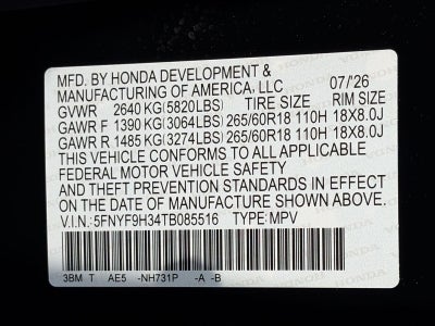 2026 Honda Passport RTL AWD
