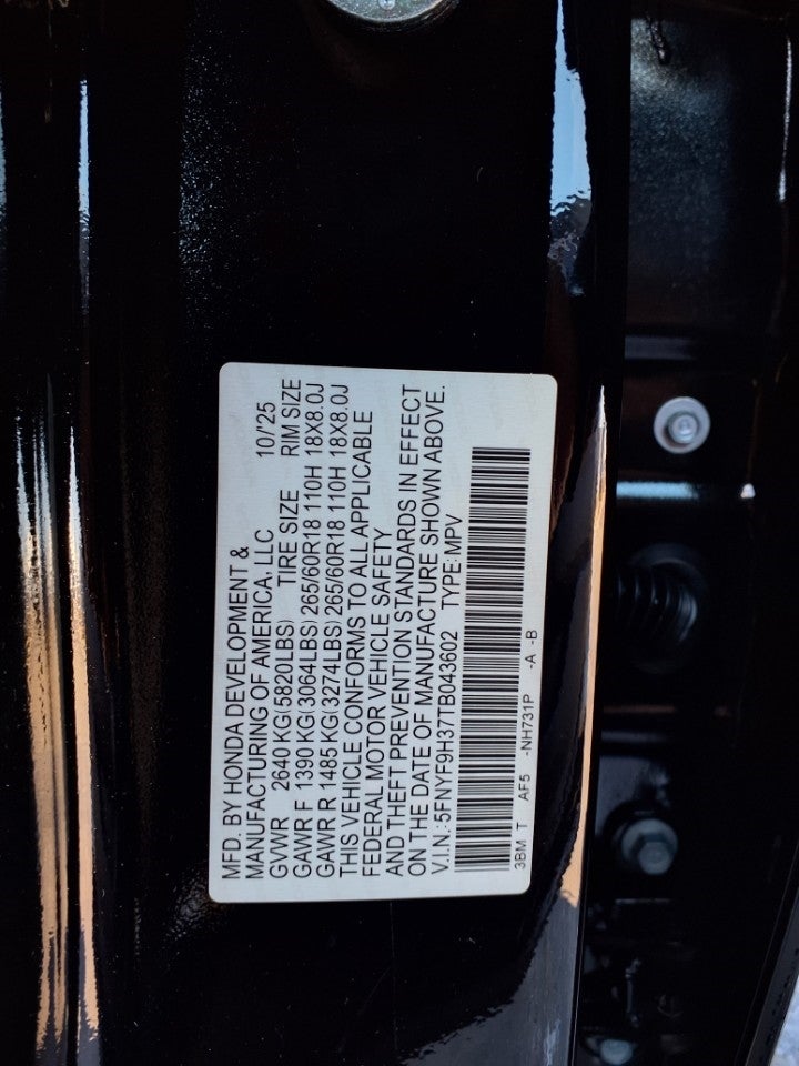 2026 Honda Passport RTL AWD