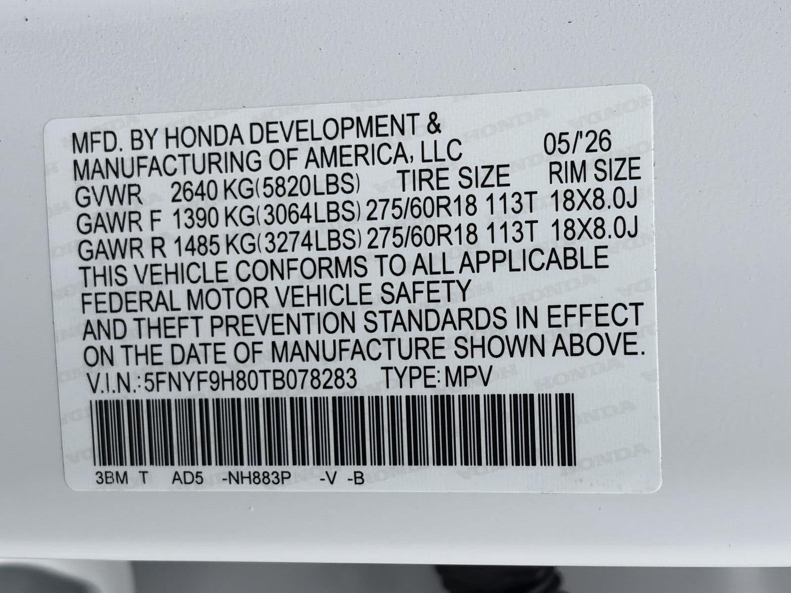 2026 Honda Passport TrailSport Elite AWD