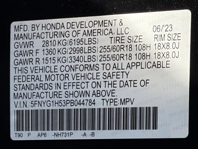 2023 Honda Pilot EX-L 7 Passenger AWD