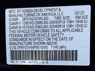 2023 Honda Pilot EX-L 7 Passenger AWD