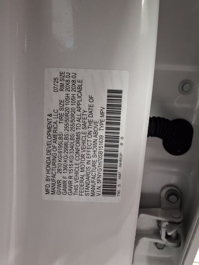 2025 Honda Pilot Touring AWD