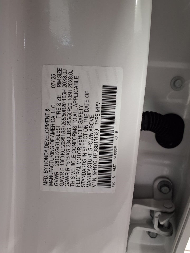 2025 Honda Pilot Touring AWD