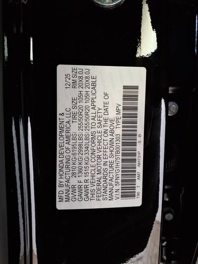 2026 Honda Pilot Touring AWD