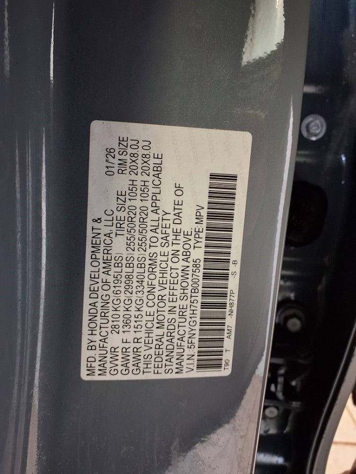 2026 Honda Pilot Touring AWD