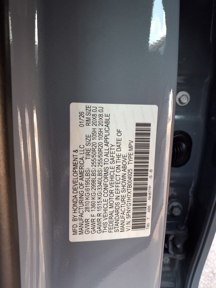 2026 Honda Pilot Touring AWD