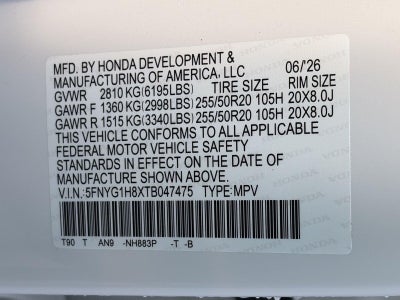 2026 Honda Pilot Elite AWD