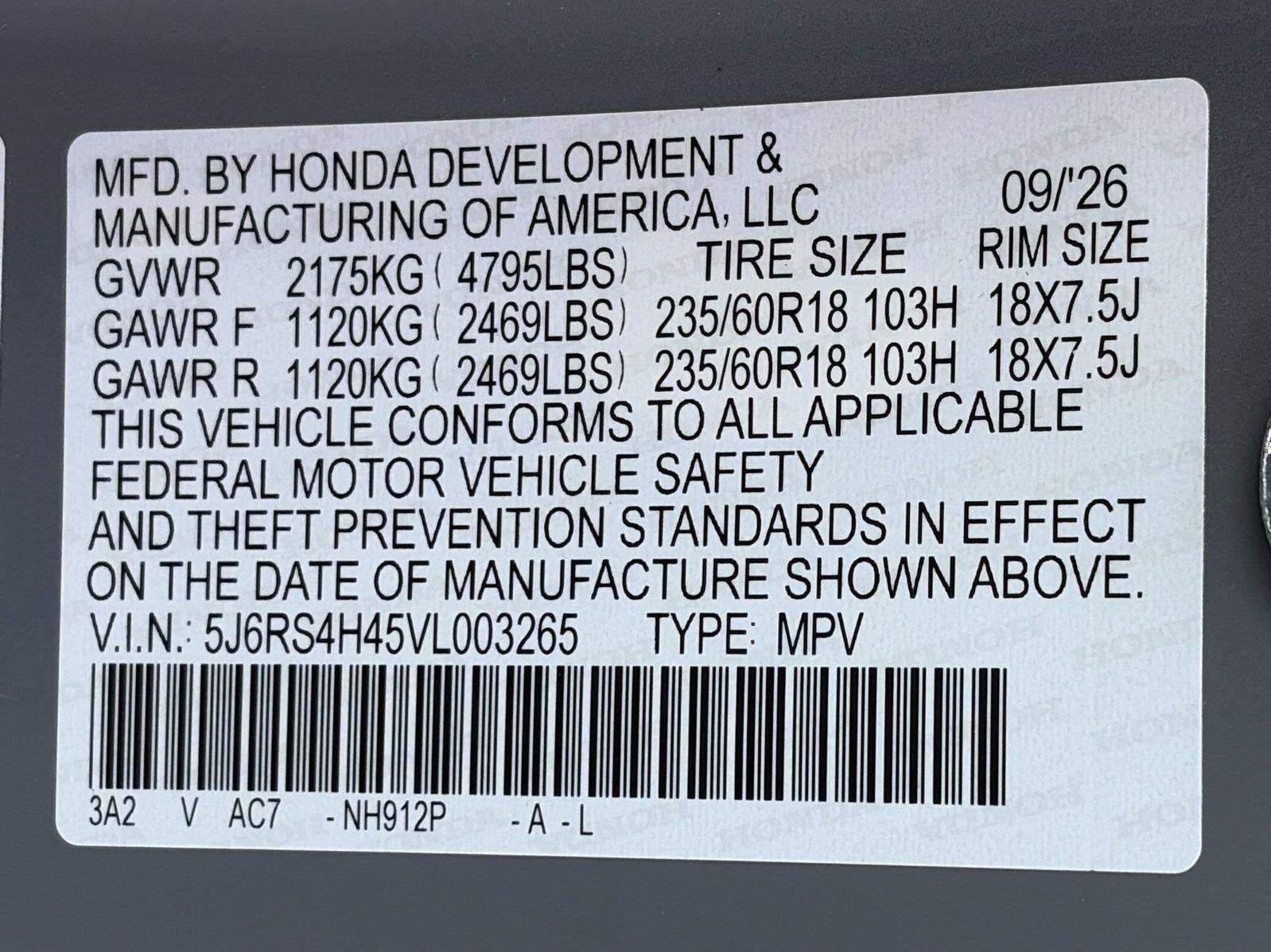 2027 Honda CR-V EX AWD