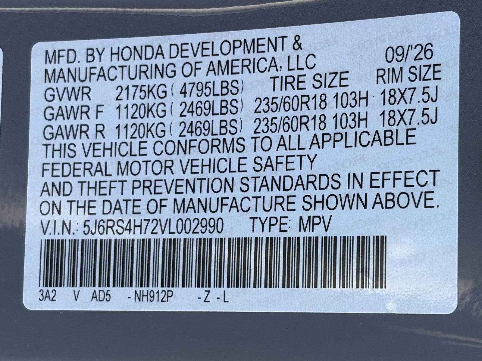 2027 Honda CR-V EX-L AWD