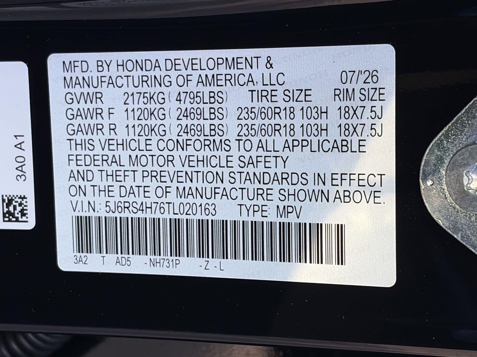2026 Honda CR-V EX-L AWD