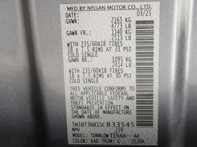 2025 Nissan Rogue SV