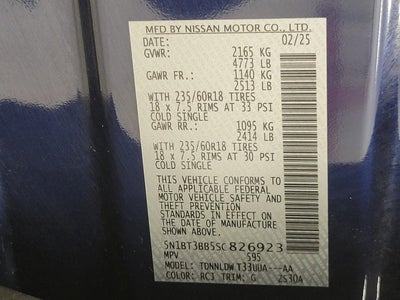 2025 Nissan Rogue SV